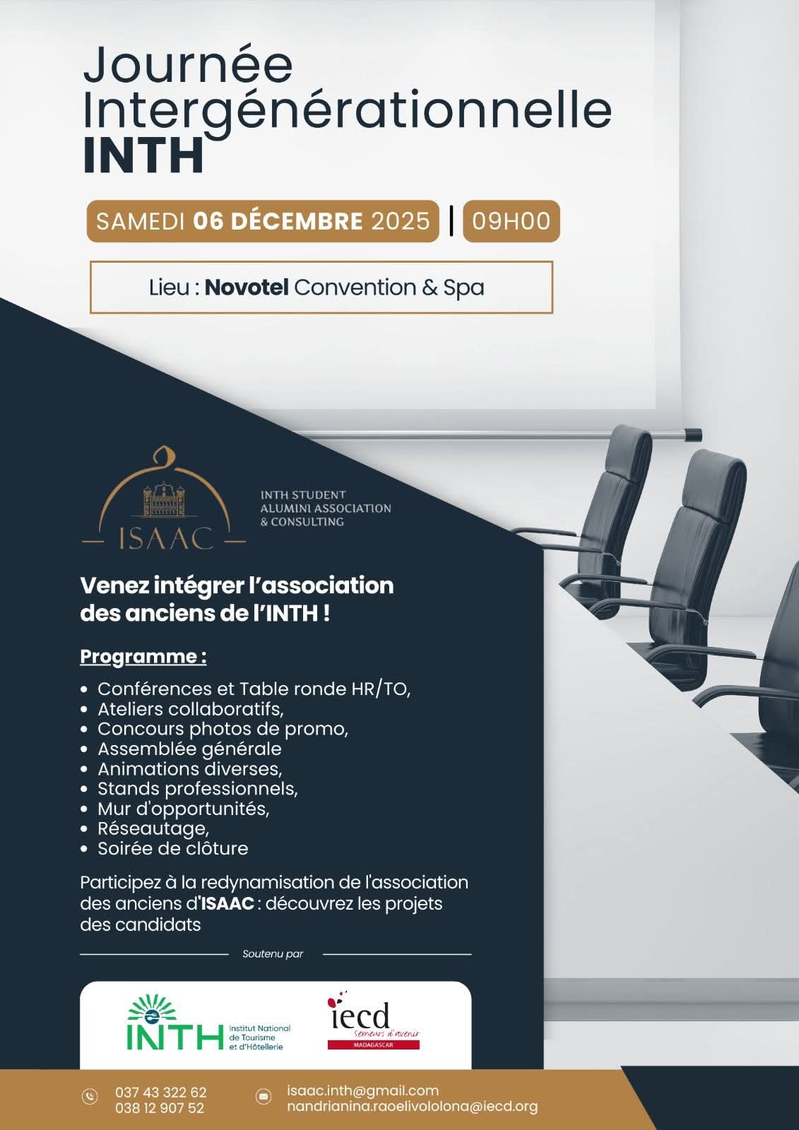 Journée intergénérationnelle INTH – samedi 06 décembre 2025